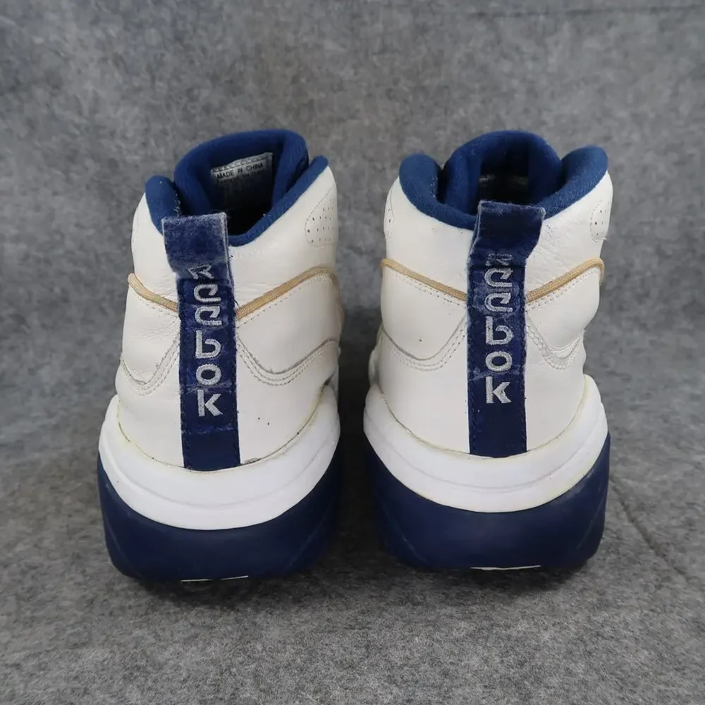 Reebok Shoes Mens 13 Basketball Sneaker Vintage Retro Trainers DMX White Blue